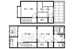 深草野手町貸家 1