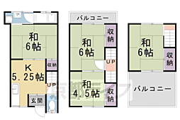 京都市山科区御陵荒巻町の一戸建て