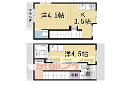 京都市山科区大塚元屋敷町の一戸建て