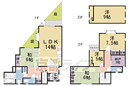 京都市山科区音羽沢町の一戸建て