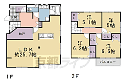 横大路三栖大黒町貸家 1