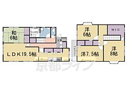 城陽市富野森山貸家 -