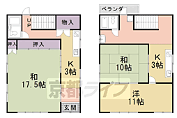 京都市山科区大塚森町の一戸建て