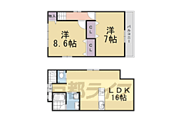 淀美豆町貸家 1