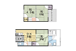 深草大亀谷東寺町貸家 1