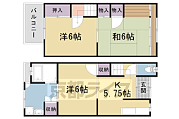 太秦乾町貸家 A