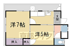梅津南町貸家 北2