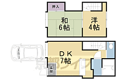 京都市北区紫竹下芝本町の一戸建て