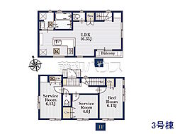 杉並区本天沼3丁目　全3棟　新築分譲住宅 3号棟