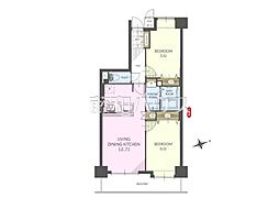 ライオンズヴィアーレ聖蹟桜ヶ丘 2階