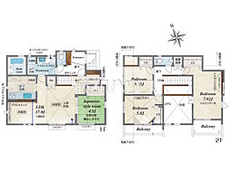 稲城市東長沼　全2棟／2号棟　新築分譲住宅