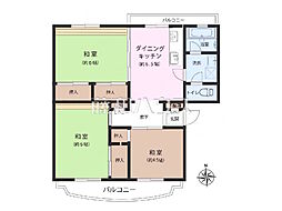 多摩ニュータウン　落合団地4-2 1階