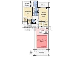 パークシティ浜田山　E棟 4階