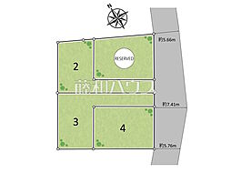 東村山市久米川町1丁目 全4区画 建築条件付売地 2号地