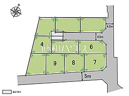 西東京市下保谷5丁目　全10区画　建築条件付売地 4号地