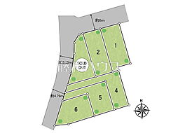 新座市野寺1丁目　全6区画　宅地分譲 2号地
