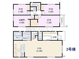 日野市大坂上3丁目　全3棟　新築分譲住宅 3号棟