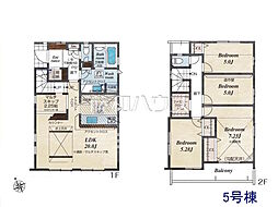 新座市栄2丁目　全5棟　新築分譲住宅 5号棟