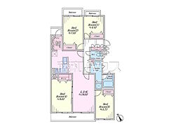 ホームタウン松木　16号棟 3階