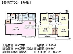 狛江市駒井町3丁目　全9区画　建築条件付売地 8号地