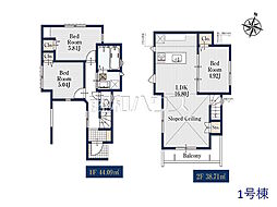 杉並区下井草3丁目　全3棟　新築分譲住宅 1号棟