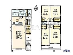 新座市新堀1丁目　全2棟　新築分譲住宅 2号棟