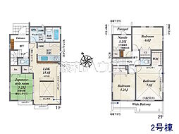 武蔵村山市残堀4丁目　全2棟／2号棟　新築分譲住宅