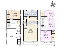 小金井市緑町2丁目　全3棟／2号棟　新築分譲住宅