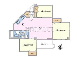 武蔵野グリーンタウン　D棟 3階