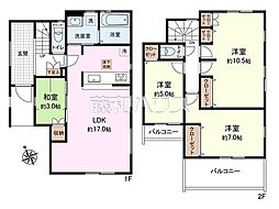 新座市栄2丁目　全1棟　中古戸建