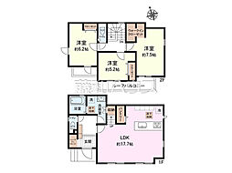 西東京市向台町6丁目 全4区画 建築条件付き売地 1号地