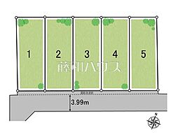 中野区上鷺宮3丁目　全5区画　宅地分譲 2号地