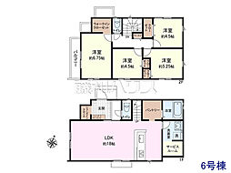 清瀬市旭が丘3丁目 全8区画 建築条件付き売地 6号地