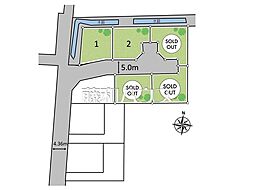 国分寺市並木町1丁目　全5区画　建築条件付売地 2号地