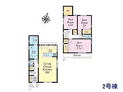富士見市水谷東1丁目　全2棟／2号棟　新築分譲住宅