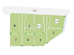 府中市是政6丁目　全8区画　建築条件付売地 6号地