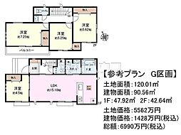 府中市本宿町1丁目　全7区画　建築条件付売地 G号地