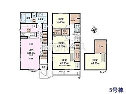調布市深大寺北町6丁目　全5棟　新築分譲住宅 5号棟