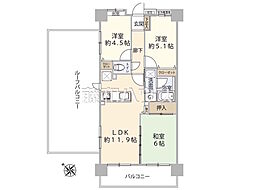 レーベンハイム鶴瀬 6階
