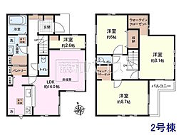 調布市深大寺元町2丁目　全3棟　新築分譲住宅 2号棟