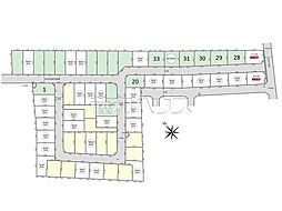 新座市野火止3丁目　全61区画　宅地分譲 20号地