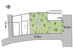 練馬区西大泉5丁目　全10区画　建築条件付売地 6号地