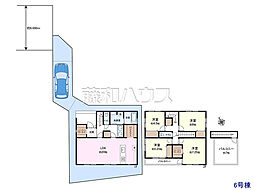 所沢市上新井2丁目 全6区画 宅地分譲 6号地