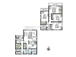 志木市中宗岡1丁目　全26区画　新築分譲住宅 21号棟