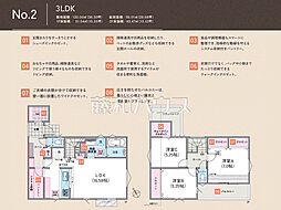 昭島市緑町2丁目　全21棟　新築分譲住宅 2号棟