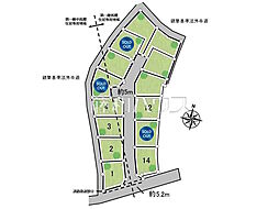 昭島市宮沢町2丁目　全14区画　建築条件付売地 12号地