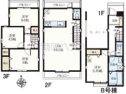 東大和市南街6丁目　全3棟　新築分譲住宅 B号棟