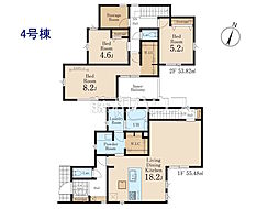 東村山市多摩湖町1丁目 全4棟 新築分譲住宅 4号棟