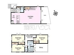 所沢市大字下安松　全2区画／2号棟　新築分譲住宅 2号棟