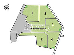 八王子市上柚木　全5区画　建築条件なし売地 5号地